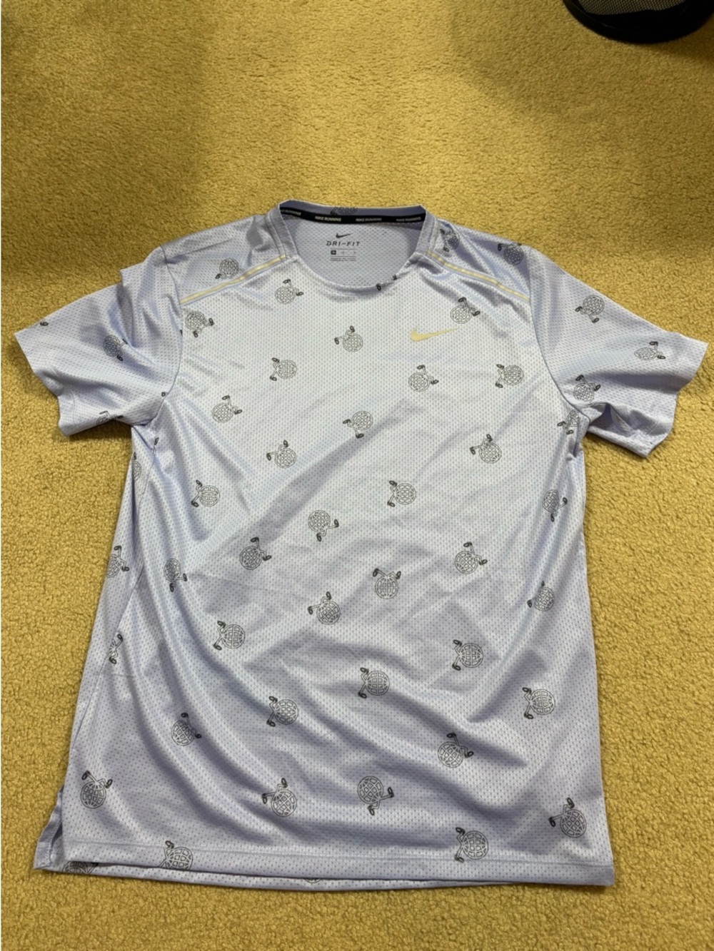 Nike Light Purple Graphic Dri-FIT Short Sleeve Shirt